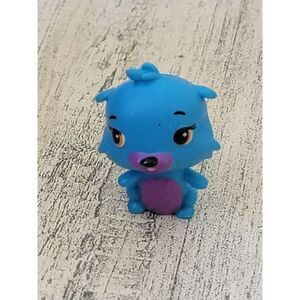 SML mini blue purple bear doll accessory Wing glitter toy figure